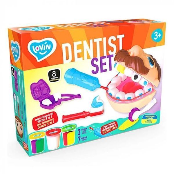 Набір для ліплення з тістом Dentist Set TM Lovin 41193 фото