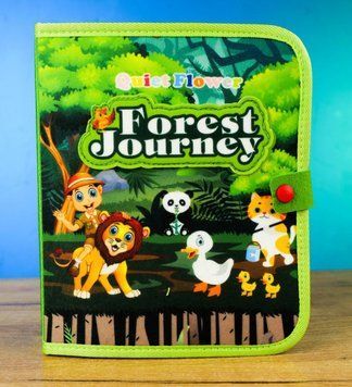 Фетрова м&rsquo;яка розвивальна книжка-бізіборд Forest Journey C75324 фото