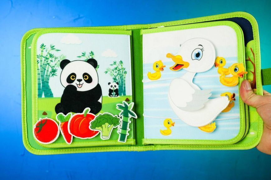 Фетрова м&rsquo;яка розвивальна книжка-бізіборд Forest Journey C75324 фото