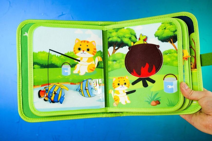 Фетрова м&rsquo;яка розвивальна книжка-бізіборд Forest Journey C75324 фото